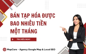 Bán tạp hóa được bao nhiêu tiền một tháng